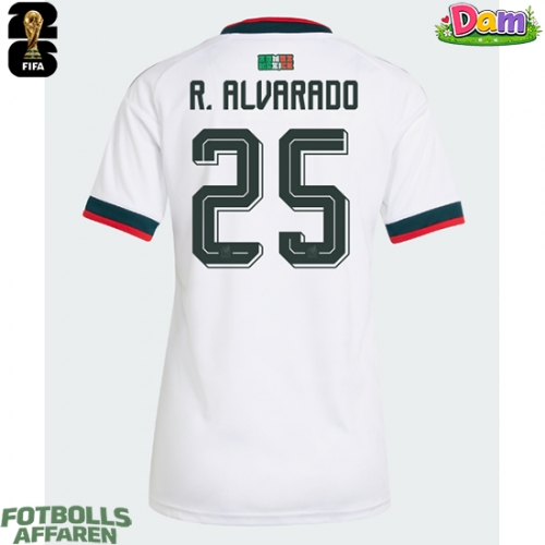 Mexiko Roberto Alvarado #25 Bortatröja Kvinnor VM 2026 Kortärmad
